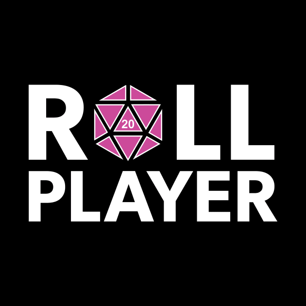 Roll Player (Pink d20) by NashSketches