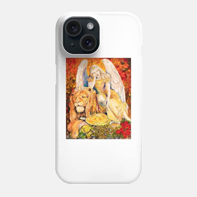 Golden Angel Phone Case by NataliaShchip