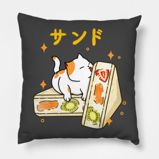 Cat and Sandwich Pillow