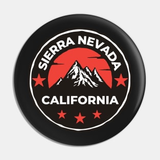 Sierra Nevada California - Travel Pin