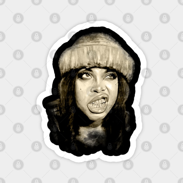 Erykah Badu | Vintage RNB Magnet by Wkenca Barada