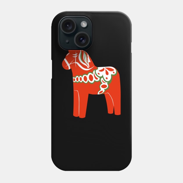 Dalahorse Phone Case by Karroart