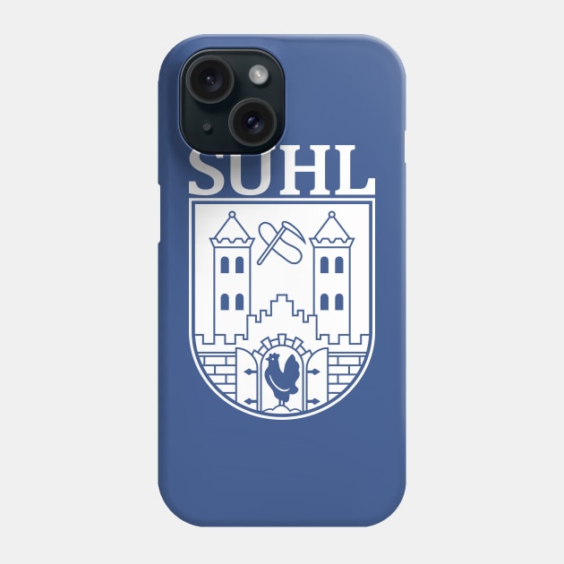 Suhl Coat of Arms (white) Phone Case by GetThatCar