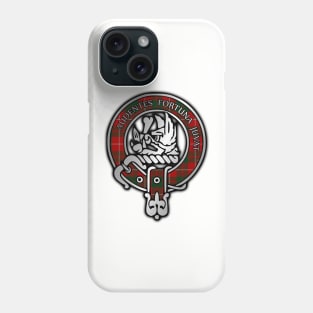 Clan MacKinnon Tartan Crest Phone Case