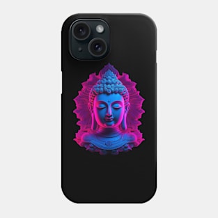 Neon buddha Phone Case