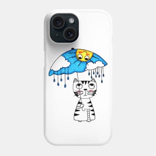 Yuna Cat | Basking in Winter Sunshine Phone Case