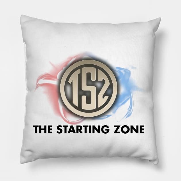 TSZ BFA Logo with Black Title Pillow by The Starting Zone