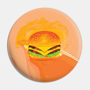 Vintage Burger Pin