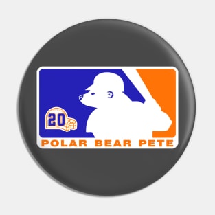 NY METS POLAR BEAR PETE #20 Pin