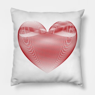 Calligraphic Heart Pillow