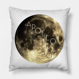 Apollo 11 50th Anniversary Moon Photo Pillow