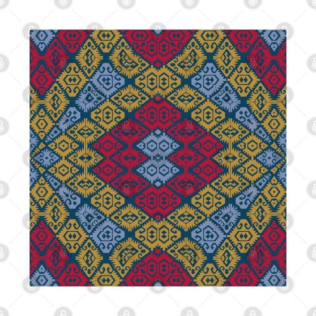 Southwest Kilim Faux Tapestry by justrachna