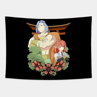 Funny Helck and Vamirio Tapestry