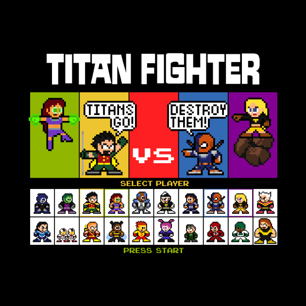 8-Bit Titan Fighter by 8-BitHero