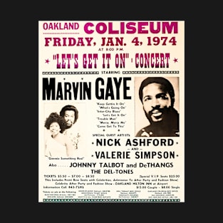 Marvin Gaye Poster Concert #2 T-Shirt