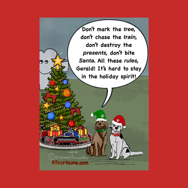 Dog Days of Christmas by Enormously Funny Cartoons