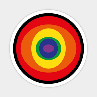 Pop Mod Circles #6 Magnet