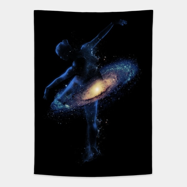 Cosmic Dance Tapestry by astronaut