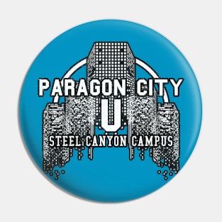 City of Heroes University - Steel Canyon Pin