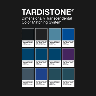 TARDISTONE colour chart (whiteout) T-Shirt