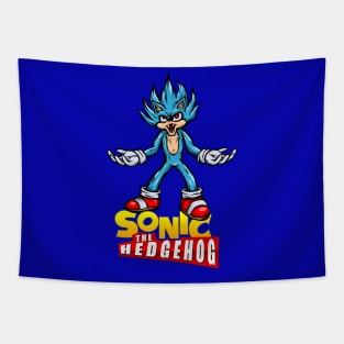 super sonic the hedgehog Tapestry