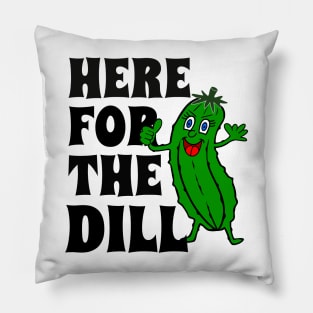 FUNNY Dill Pickle Pillow