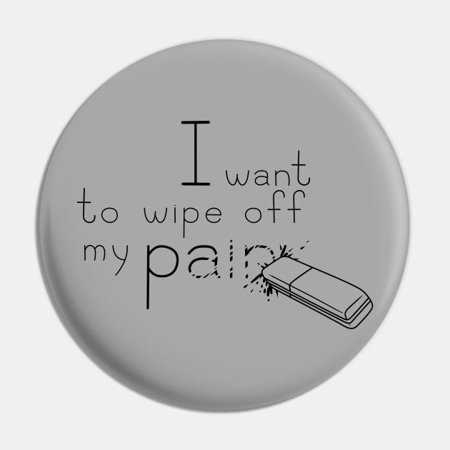 I want to wipe my pain Pin by sofykaufman