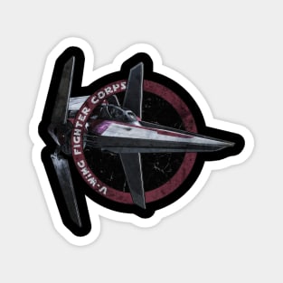 V - WING FIGHTER CORPS Magnet