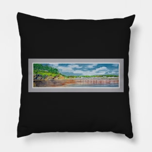 Amroth from the tide line Pillow