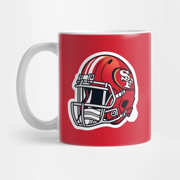 San Francisco 49ers Football Mug