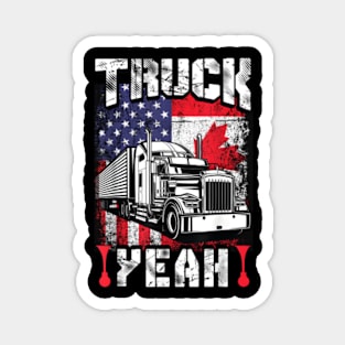 America Truck Yeah USA Magnet