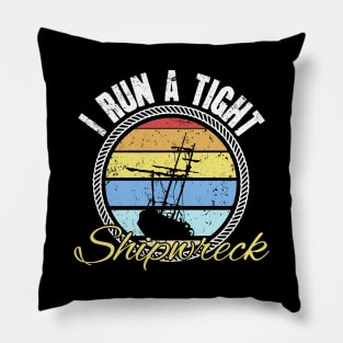 I run a tight shipwreck fishing Pillow