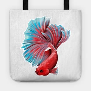 Fighting fish Tote