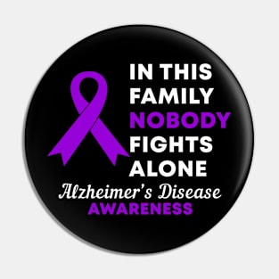 Alzheimer's Disease Awareness Pin