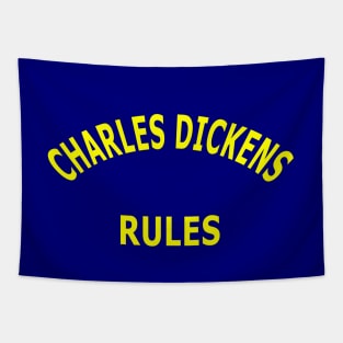 Charles Dickens Rules Tapestry