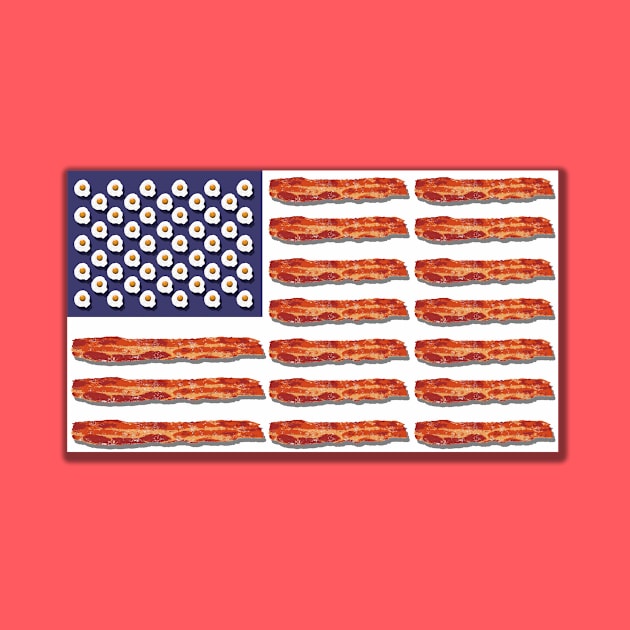 Bacon and Eggs Flag by jayveezed