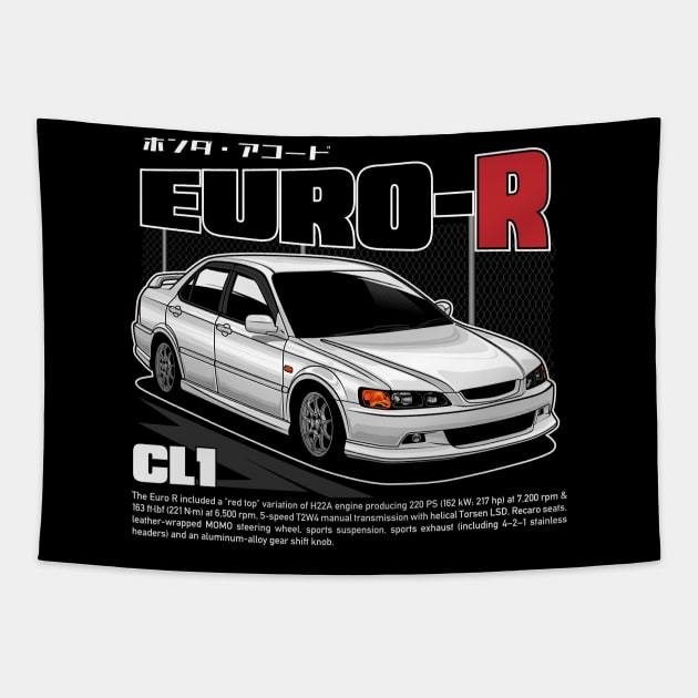 Accord Euro-R CL1 Tapestry by idrdesign