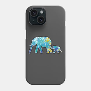 Cool Elephant Colorful Tribal T-shirt Phone Case