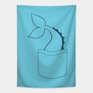 Water fox tail (pocket) Tapestry