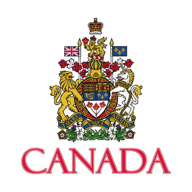 Canada Coat of Arms Design Canadian Pride TShirt TeePublic