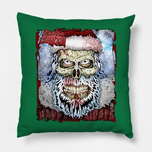 Zombie Santa by Grafixs©/ Miguel Heredia Pillow