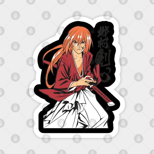 Kenshin Battle Stance – Rurouni Kenshin Magnet by Otaku Vibes