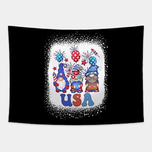 4th Of July Patriotic Gnomes Sunglasses American Fireworks Tapestry