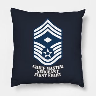 Chief Master Sergeant First Shirt Pillow