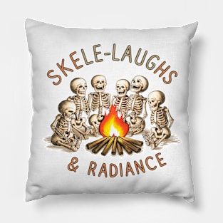 Skele-Laughs & Raiance Funny Pillow