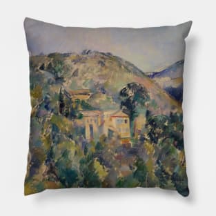 View of the Domaine Saint-Joseph by Paul Cezanne Pillow