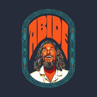 Abide - The Dude Lebowski Vintage Dream Sequence Bowling Design T-Shirt