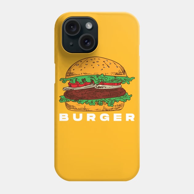 Burger Phone Case by travisonly