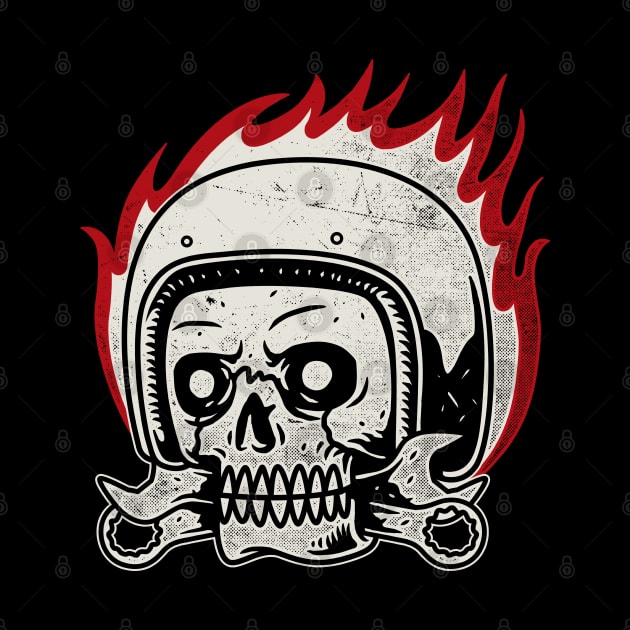 Skull Biker by quilimo