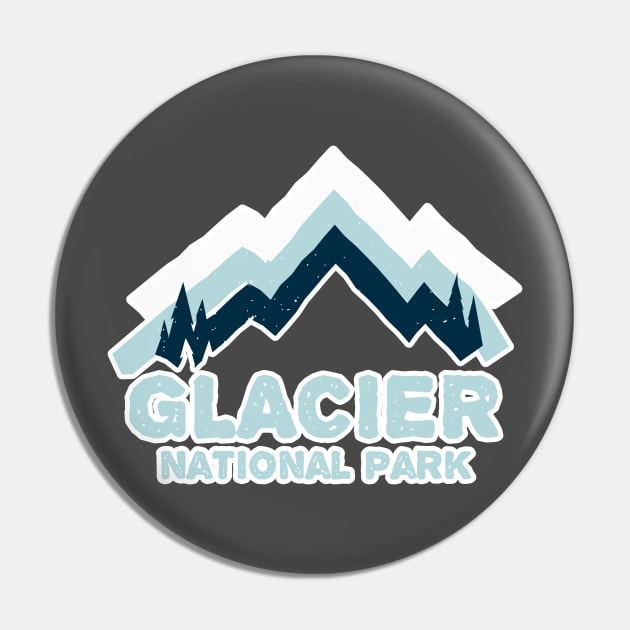 Glacier National Park Pin by roamfree